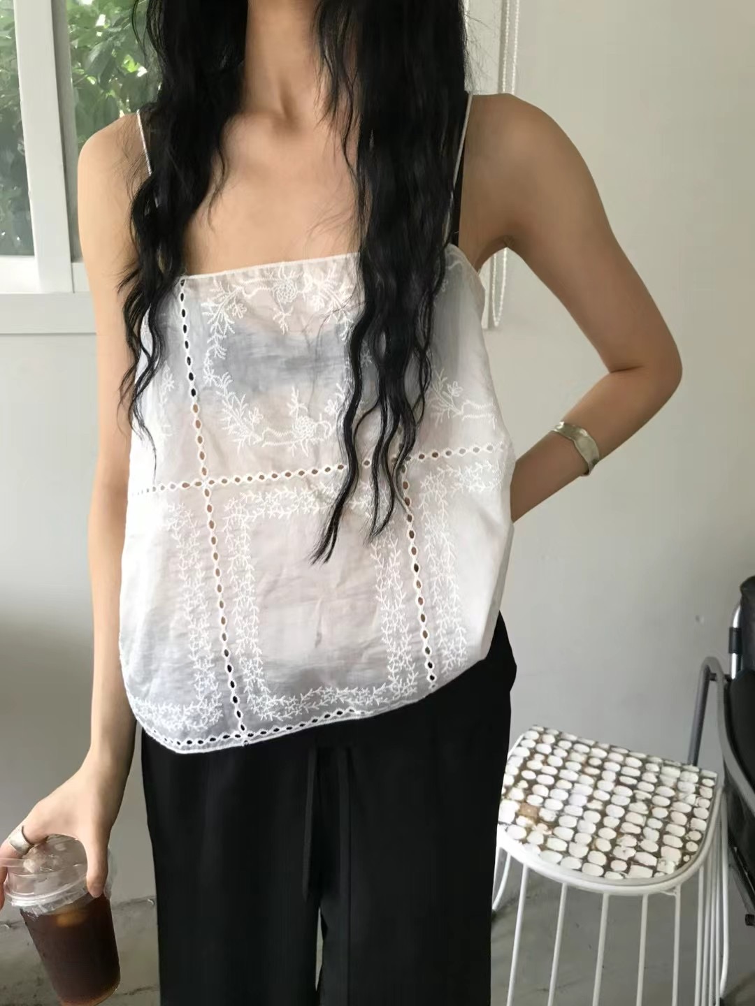 AVANDACE韓國代購㊣女士新款推薦時尚人氣職業熱賣吊帶背心AVANDACE吊帶/背心