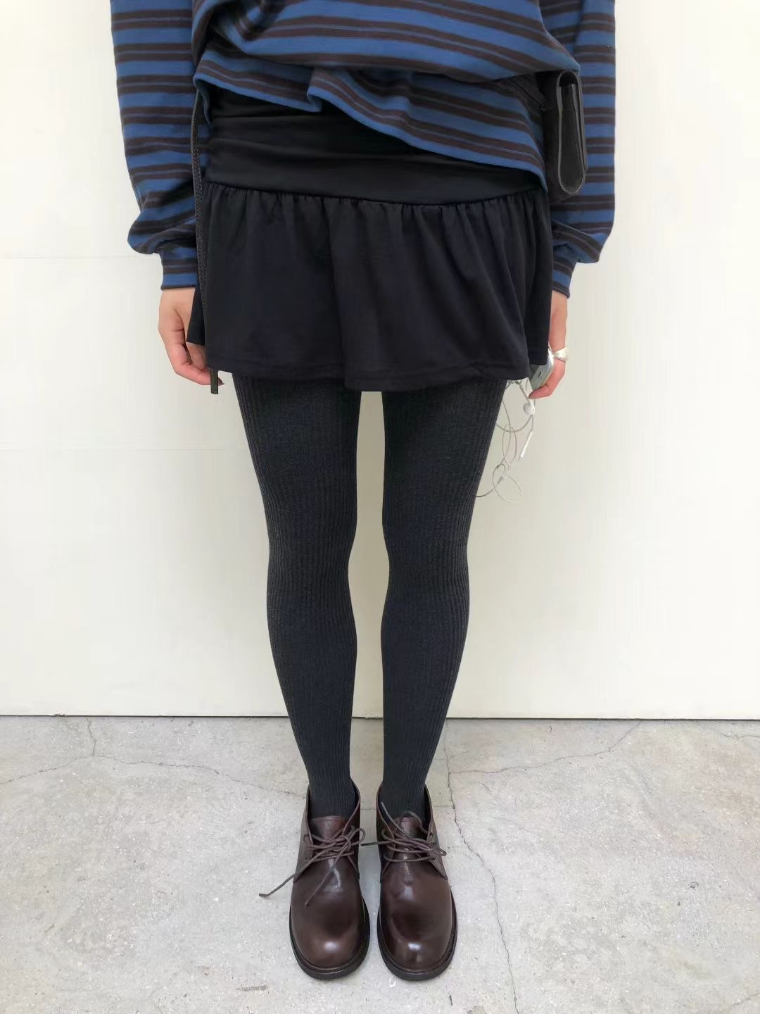 AVANDACE韓國代購㊣女裝新品25秋冬職業真品時尚人氣推薦短裙AVANDACE短裙