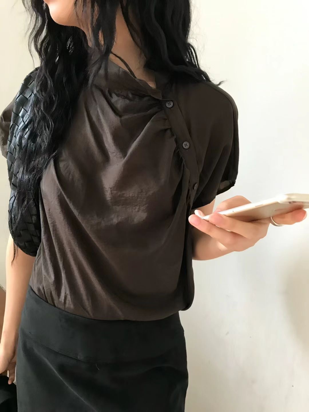 AVANDACE東大門㊣實拍女士新品職業人氣休閑25秋冬襯衫蕾絲衫AVANDACE襯衫/蕾絲衫