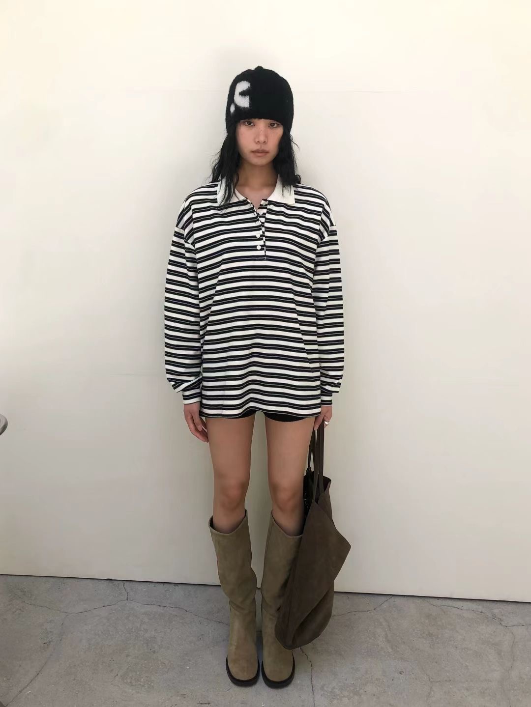 AVANDACE東大門㊣實拍女士新款真品職業熱賣人氣25秋冬長袖T恤AVANDACE長袖T恤圖色2
