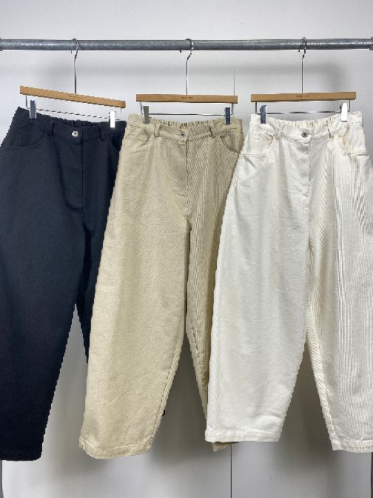 BEETLE STORE韓國代購㊣女士新品休閑職業25秋冬熱賣休閑褲BEETLE STORE休閑褲圖色2左二色