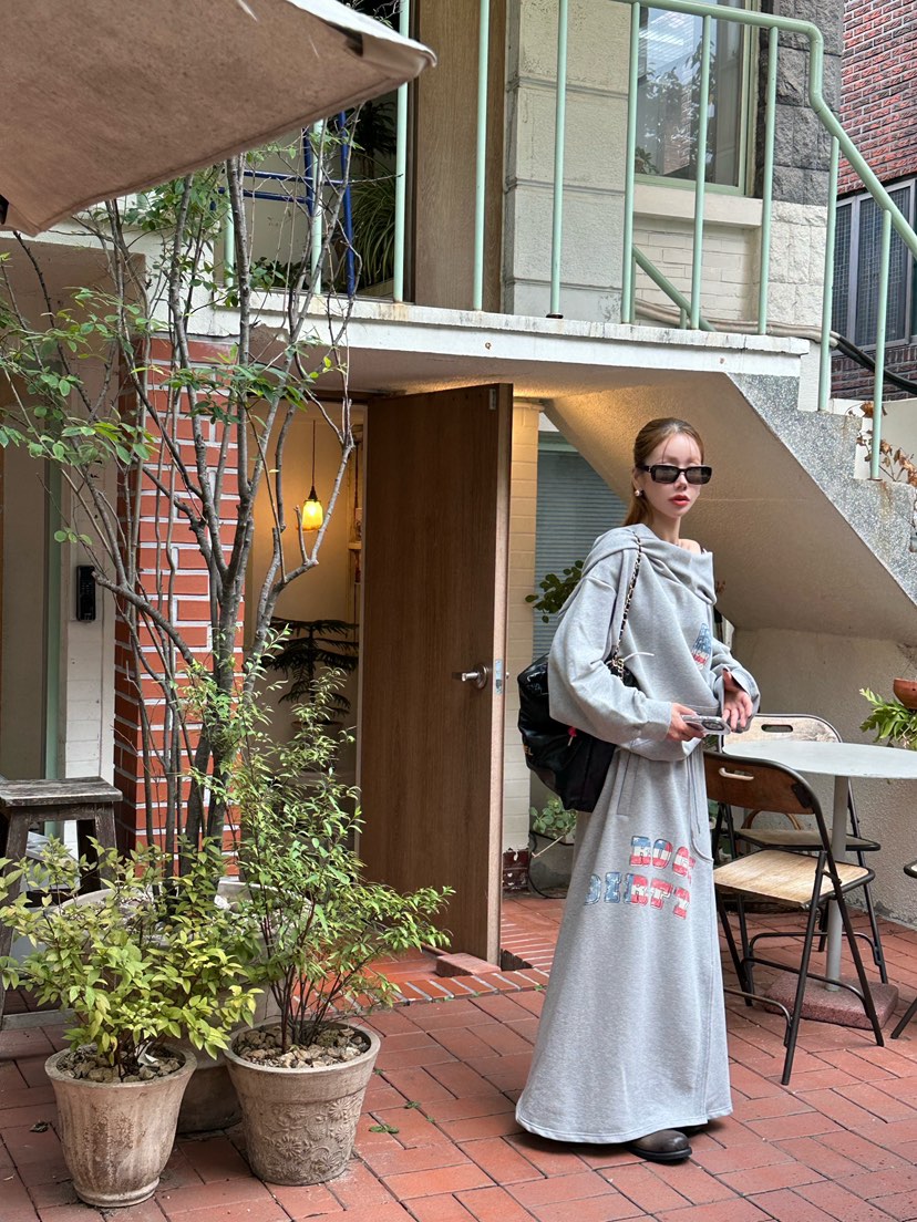 ZEROZERO韓國直郵㊣女裝新品真品時尚推薦25秋冬人氣熱賣長裙ZEROZERO長裙