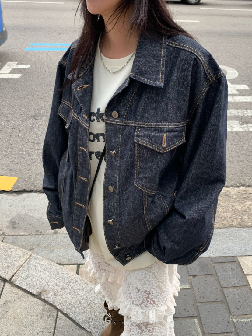 SUNDER MARKET韓國直郵㊣女裝新款熱賣25秋冬時尚夾克刺繡SUNDER MARKET夾克