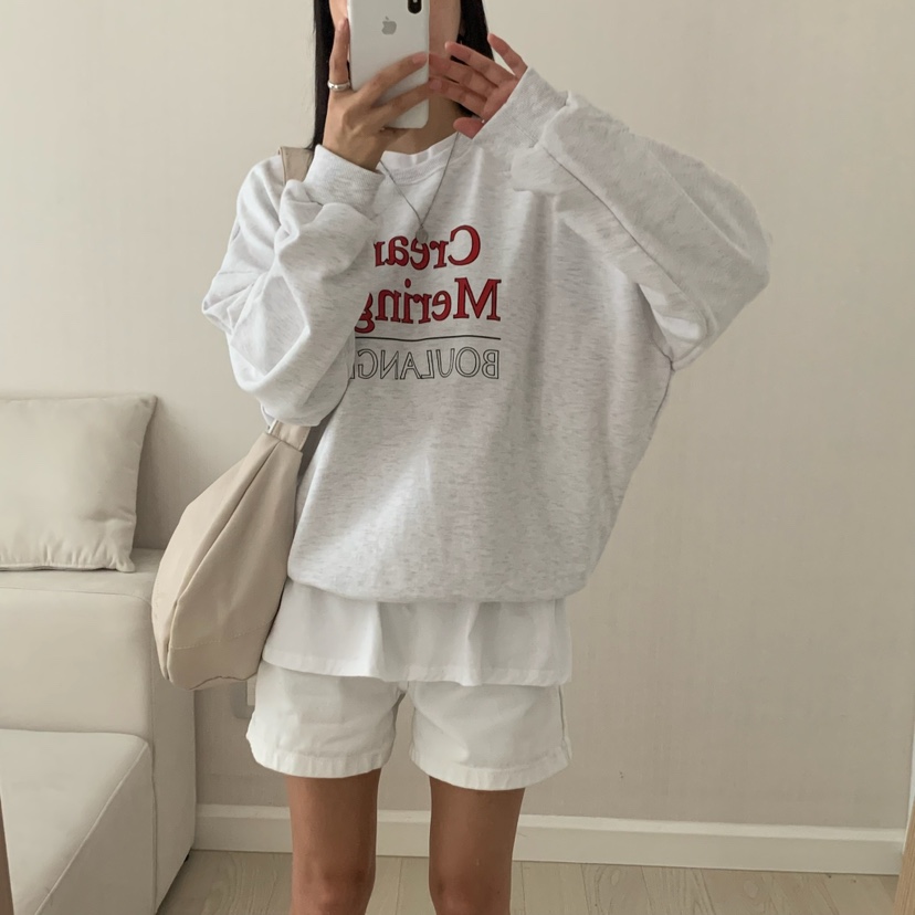 FROMJINI東大門㊣代購女裝新品人氣時尚推薦25秋冬職業衛衣FROMJINI衛衣