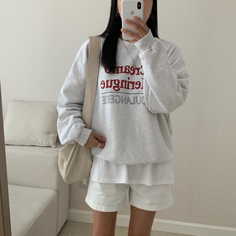 FROMJINI東大門㊣代購女裝新品人氣時尚推薦25秋冬職業衛衣FROMJINI衛衣