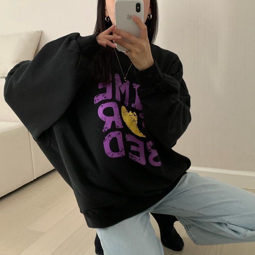 FROMJINI東大門㊣實拍女裝新款推薦休閑真品熱賣時尚人氣衛衣FROMJINI衛衣