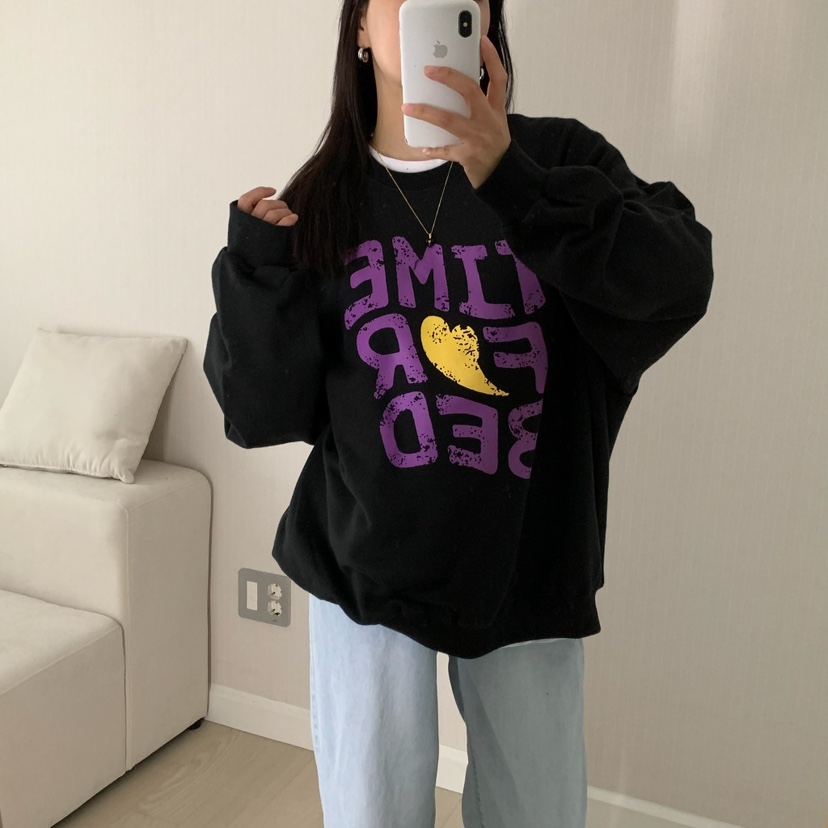 FROMJINI東大門㊣實拍女裝新款推薦休閑真品熱賣時尚人氣衛衣FROMJINI衛衣
