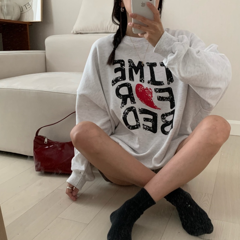 FROMJINI東大門㊣實拍女裝新款推薦休閑真品熱賣時尚人氣衛衣FROMJINI衛衣