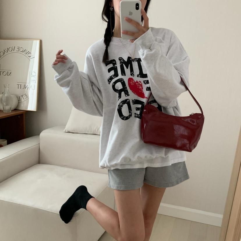 FROMJINI東大門㊣實拍女裝新款推薦休閑真品熱賣時尚人氣衛衣FROMJINI衛衣