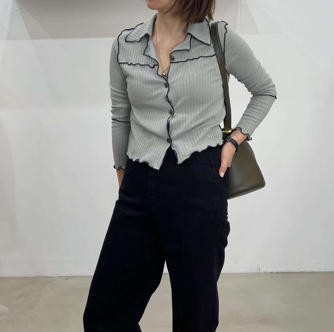CRUCIALSTAR東大門㊣直郵女裝新款推薦時尚25秋冬針織衫羊絨開衫CRUCIALSTAR針織衫