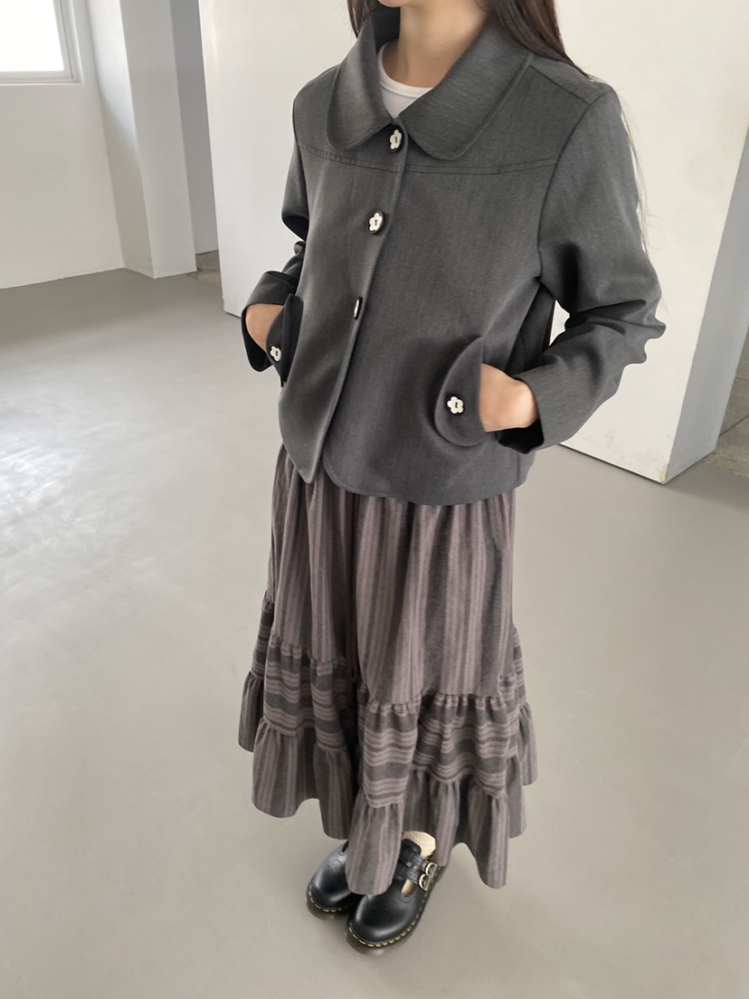 FLASH韓國直郵㊣女士新款時尚職業推薦真品休閑25秋冬人氣夾克FLASH夾克