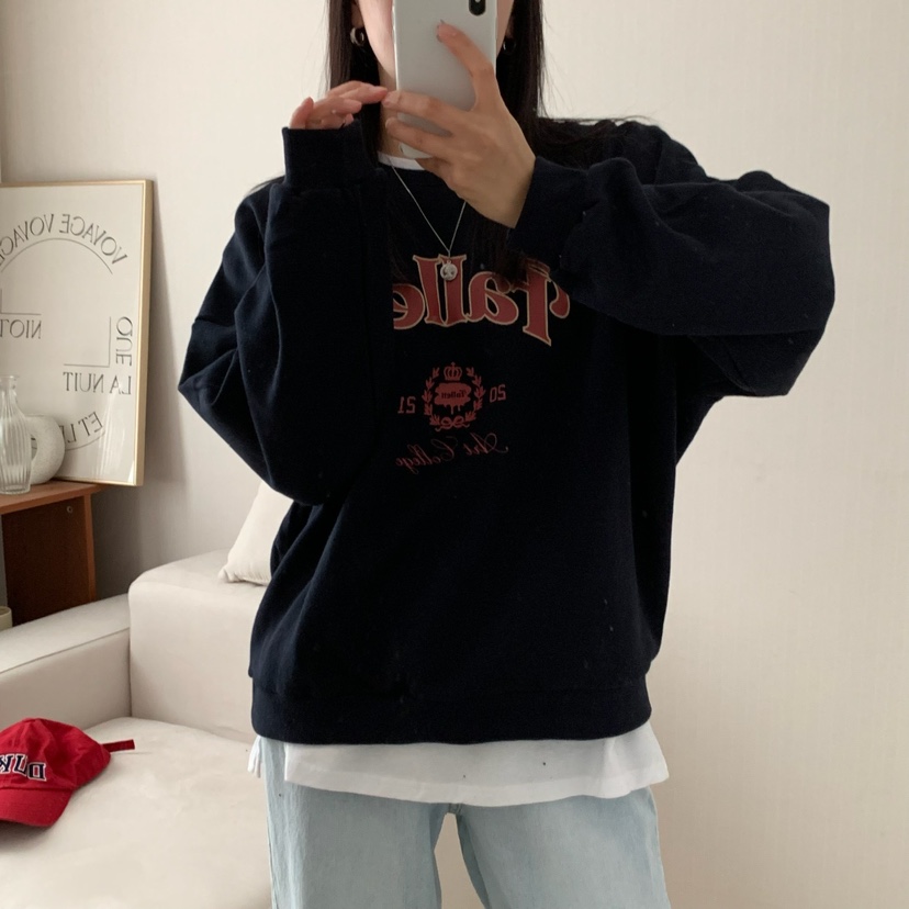 HELLO JINI韓國直郵㊣女裝新款熱賣休閑真品人氣推薦職業衛衣HELLO JINI衛衣