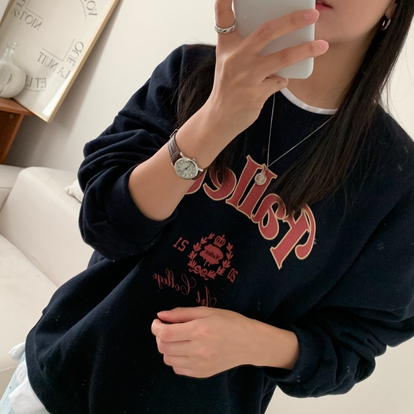 HELLO JINI韓國直郵㊣女裝新款熱賣休閑真品人氣推薦職業衛衣HELLO JINI衛衣