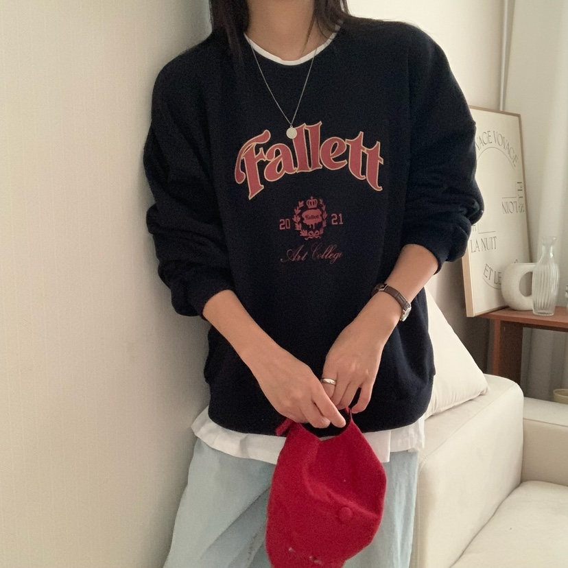 HELLO JINI韓國直郵㊣女裝新款熱賣休閑真品人氣推薦職業衛衣HELLO JINI衛衣