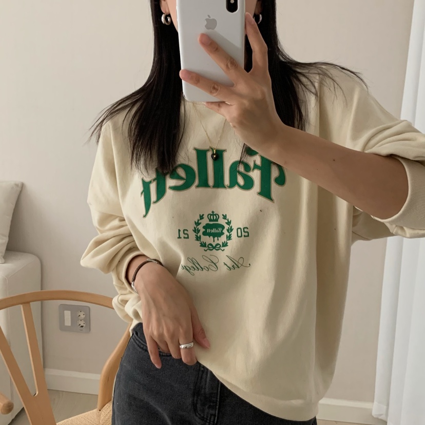 HELLO JINI韓國直郵㊣女裝新款熱賣休閑真品人氣推薦職業衛衣HELLO JINI衛衣