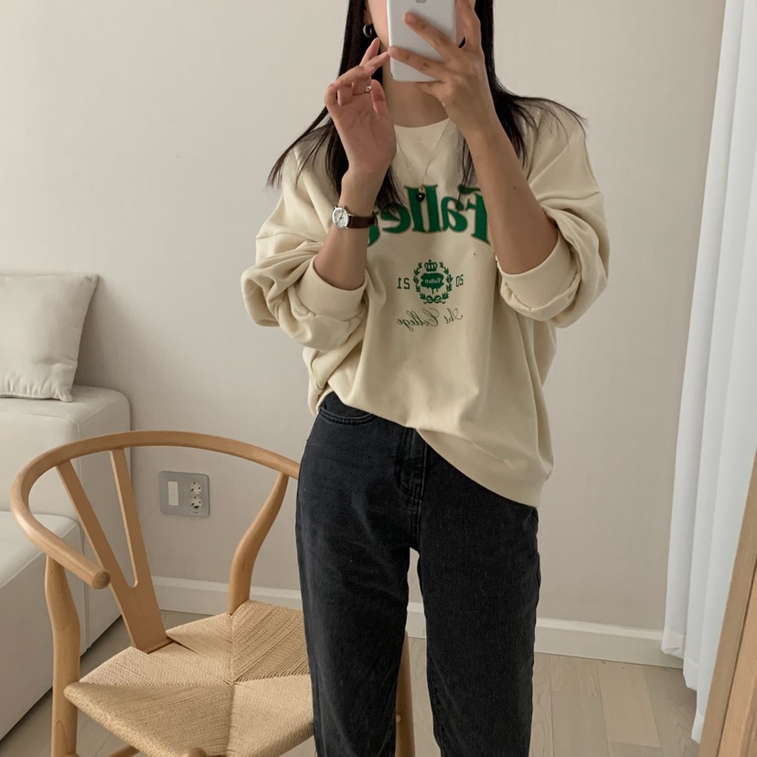HELLO JINI韓國直郵㊣女裝新款熱賣休閑真品人氣推薦職業衛衣HELLO JINI衛衣