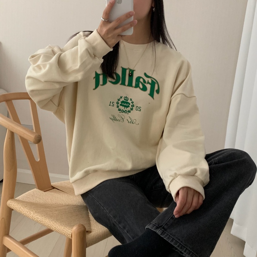 HELLO JINI韓國直郵㊣女裝新款熱賣休閑真品人氣推薦職業衛衣HELLO JINI衛衣