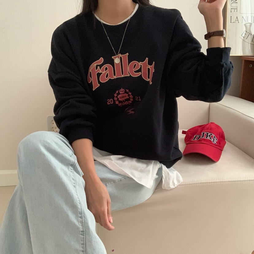 HELLO JINI韓國直郵㊣女裝新款熱賣休閑真品人氣推薦職業衛衣HELLO JINI衛衣