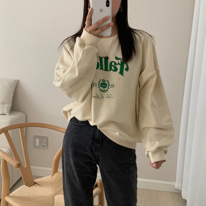 HELLO JINI韓國直郵㊣女裝新款熱賣休閑真品人氣推薦職業衛衣HELLO JINI衛衣圖色2