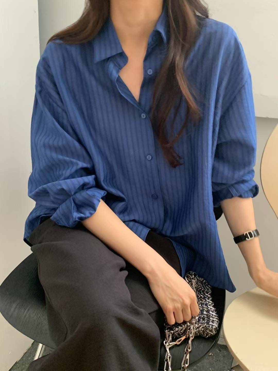 DINING東大門㊣代購女裝新品休閑人氣推薦職業熱賣襯衫蕾絲衫DINING襯衫/蕾絲衫圖色2