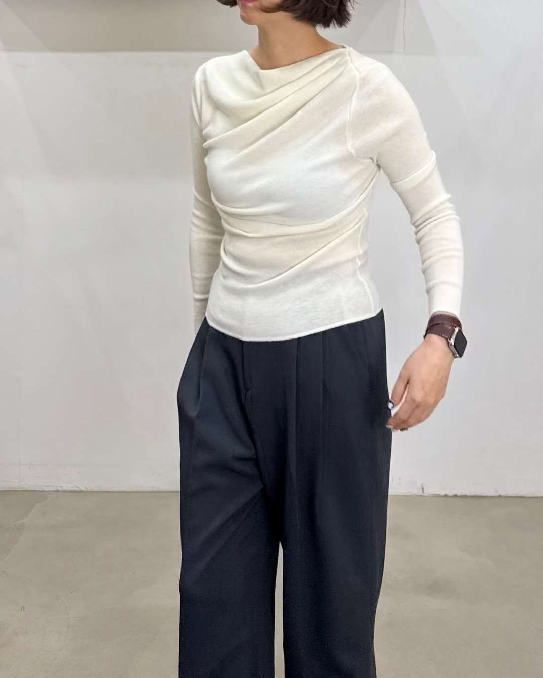 CRUCIALSTAR韓國代購㊣女士新款職業人氣時尚熱賣休閑針織衫CRUCIALSTAR針織衫
