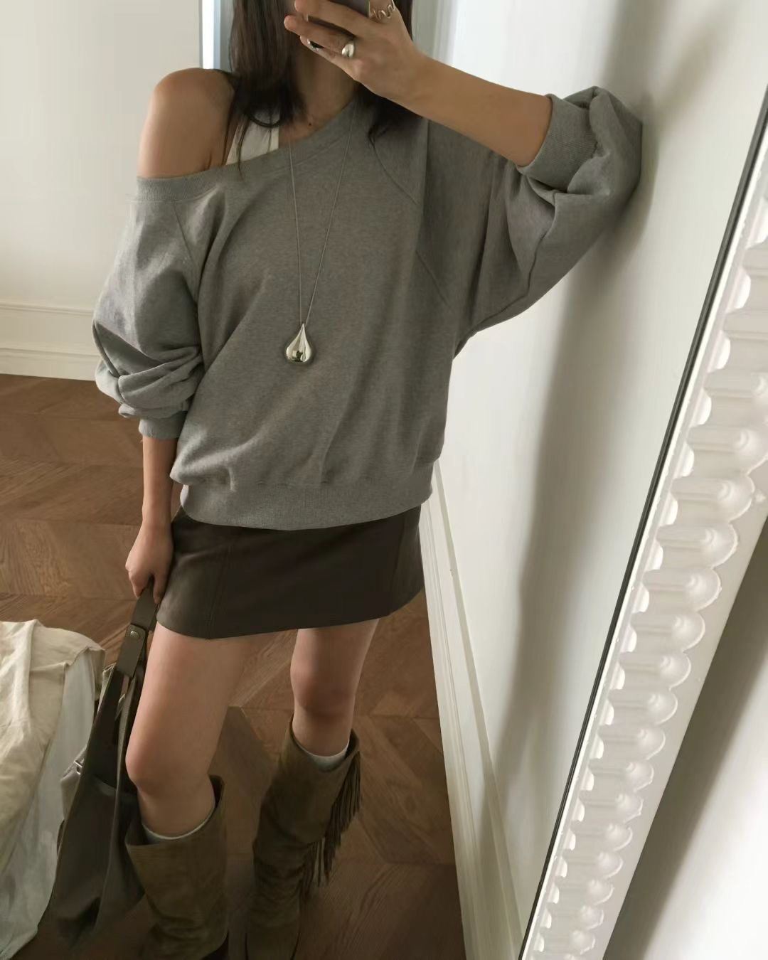 ONDA東大門㊣實拍女裝新品推薦時尚休閑熱賣職業衛衣不含內搭ONDA衛衣