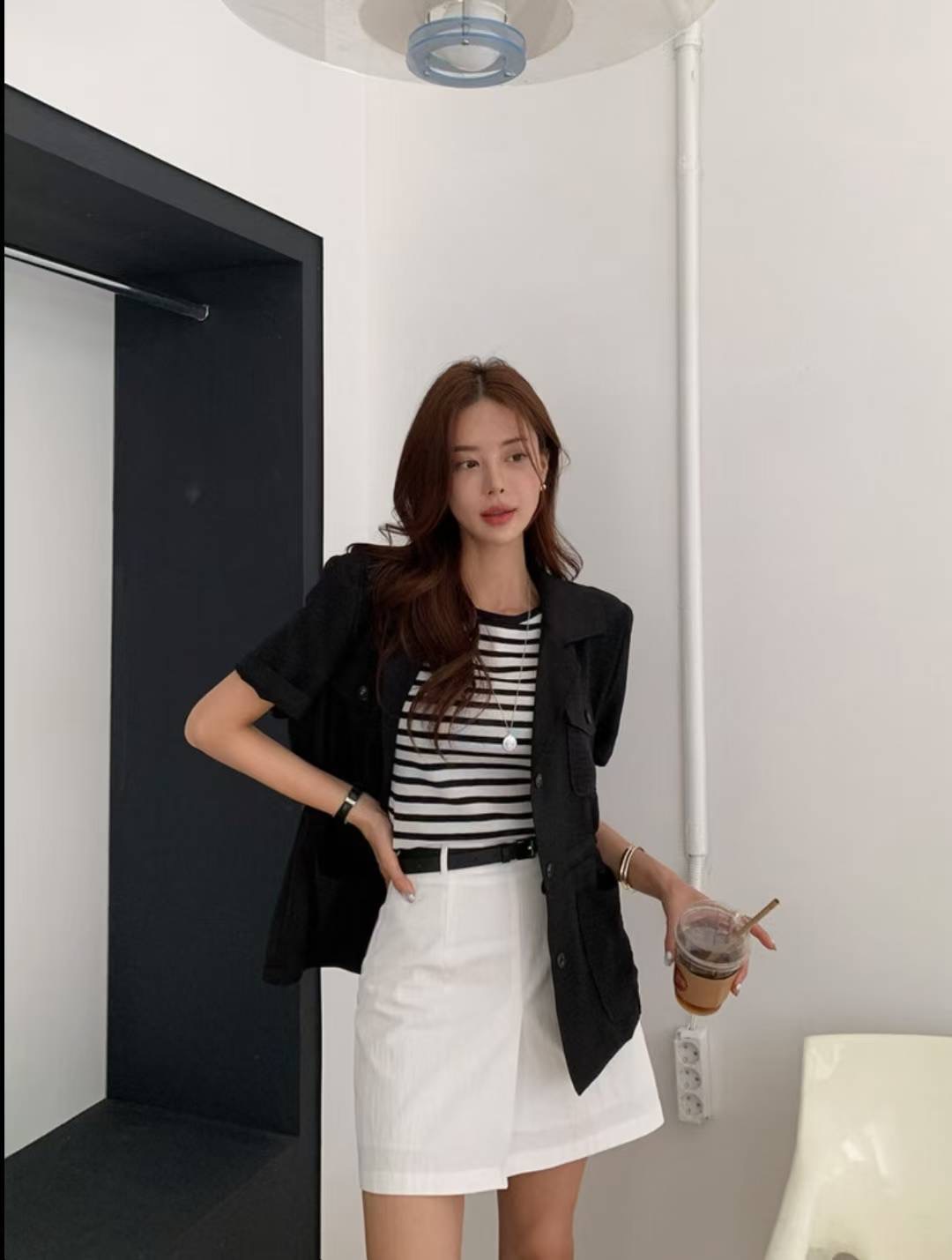 RUBLE韓國代購㊣女裝新品人氣熱賣推薦25秋冬休閑襯衫蕾絲衫RICHMOND襯衫/蕾絲衫