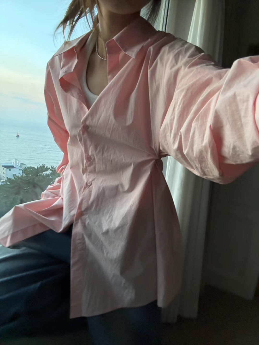 ONDA韓國代購㊣女士新款推薦真品職業休閑時尚熱賣襯衫蕾絲衫ONDA襯衫/蕾絲衫