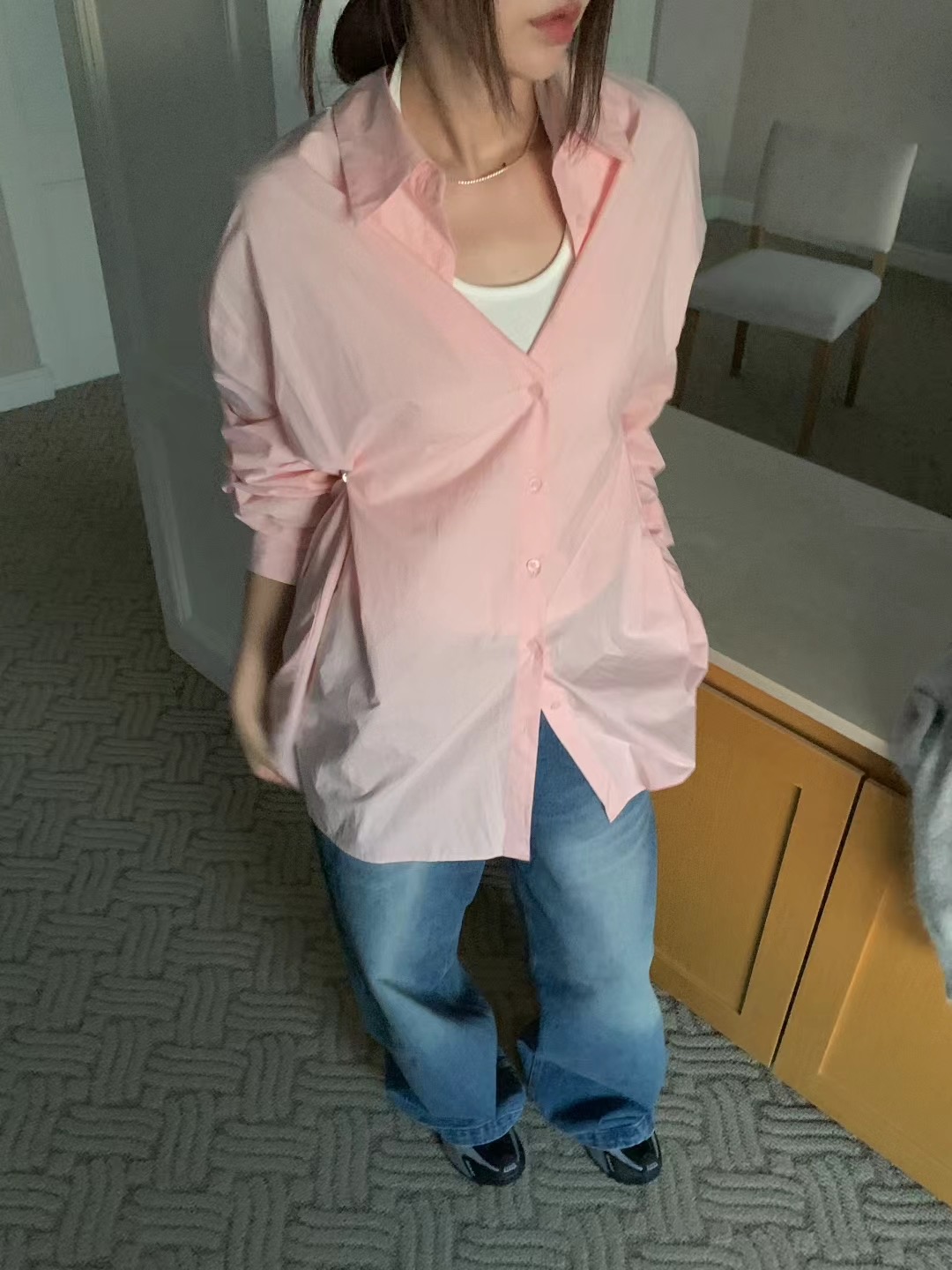 ONDA韓國代購㊣女士新款推薦真品職業休閑時尚熱賣襯衫蕾絲衫ONDA襯衫/蕾絲衫圖色3