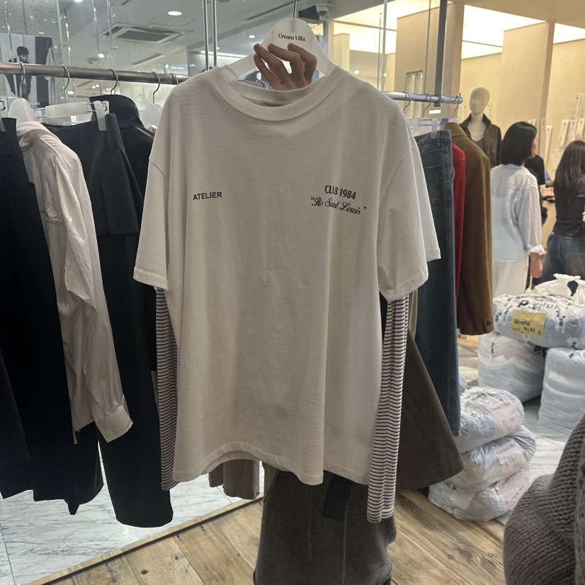 CREAM VILLA韓國直郵㊣女士新款真品T恤CREAMVILLAT恤圖色3