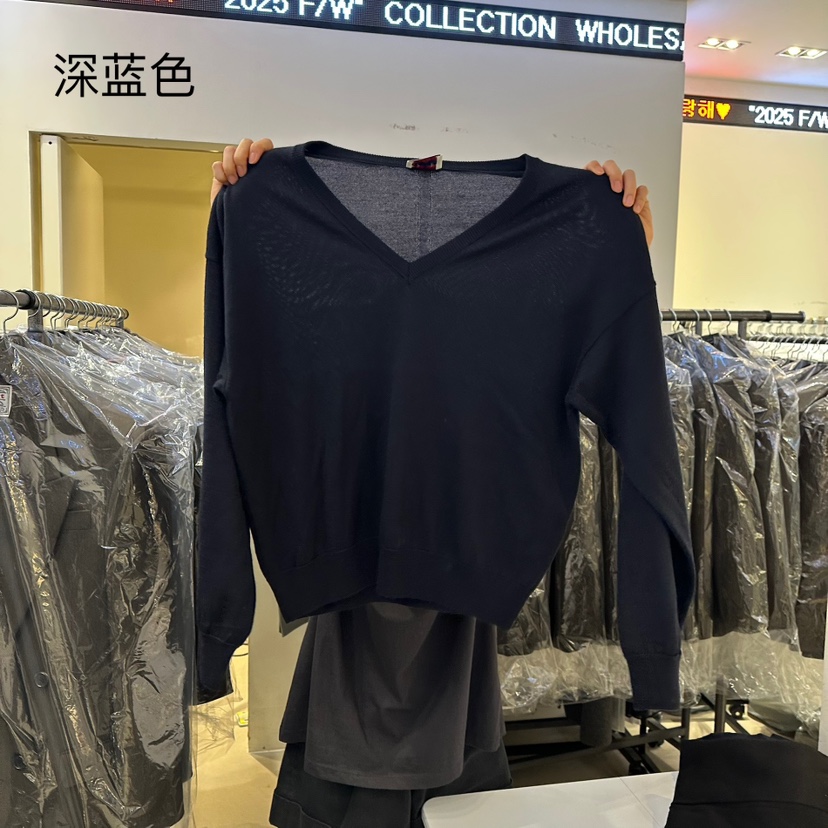 OUTFIT東大門㊣代購女裝新品職業休閑推薦熱賣25秋冬針織衫OUTFIT針織衫圖色2