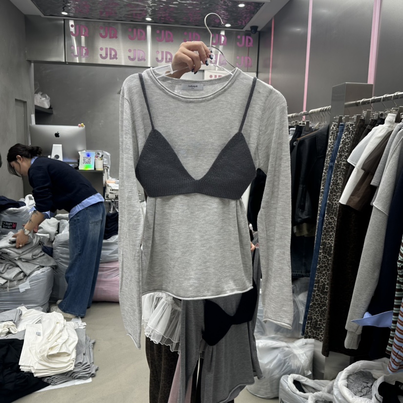 JUDYQUE東大門㊣直郵女士新品推薦人氣真品時尚套裝兩件套緊身JUDYQUE套裝圖色2
