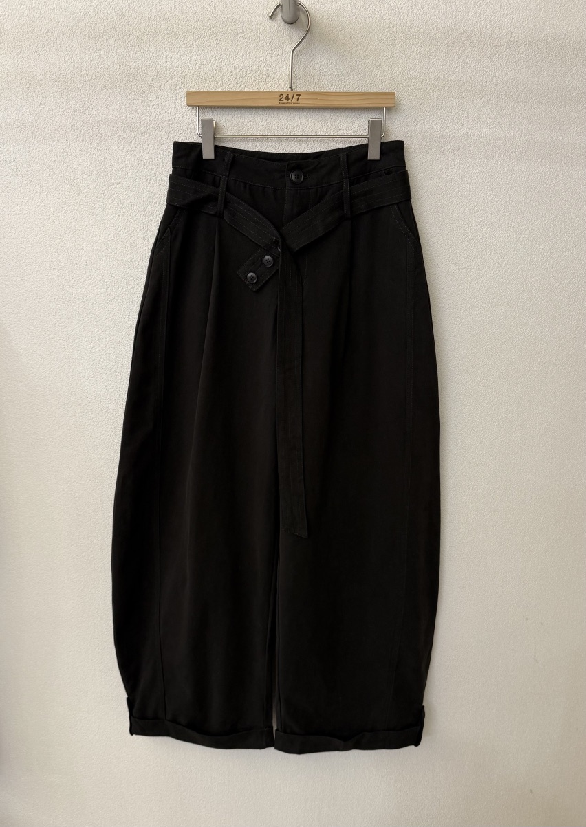 TWENTY FOUR SEVEN24-7韓國代購㊣女士新品25秋冬休閑褲含腰帶TEWNTY FOUR SEVEN24-7休閑褲圖色3