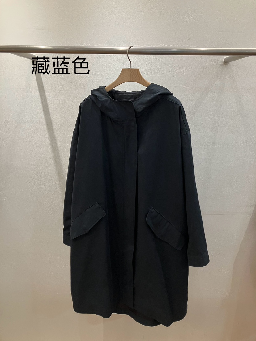 FL LANEL東大門㊣代購女裝新品25秋冬真品推薦時尚長款風衣FL LANEL長款風衣圖色2