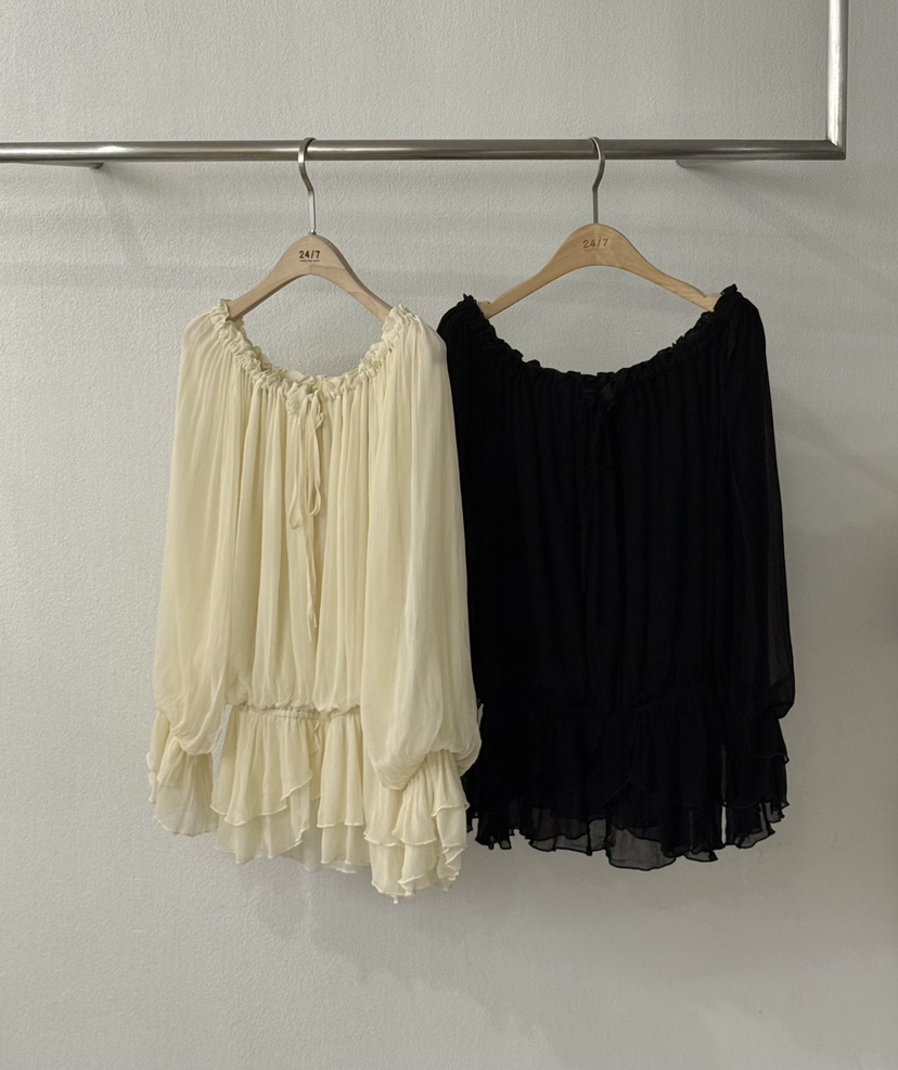 TWENTY FOUR SEVEN24-7東大門㊣代購女裝新品推薦襯衫蕾絲衫TEWNTY FOUR SEVEN24-7襯衫/蕾絲衫