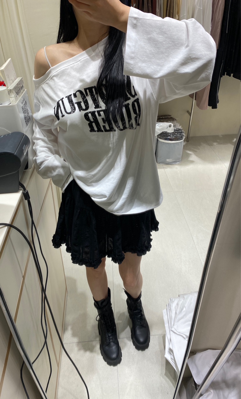 MINIQUEENS東大門㊣直郵女裝新品時尚推薦人氣職業休閑長袖T恤MINIQUEENS長袖T恤