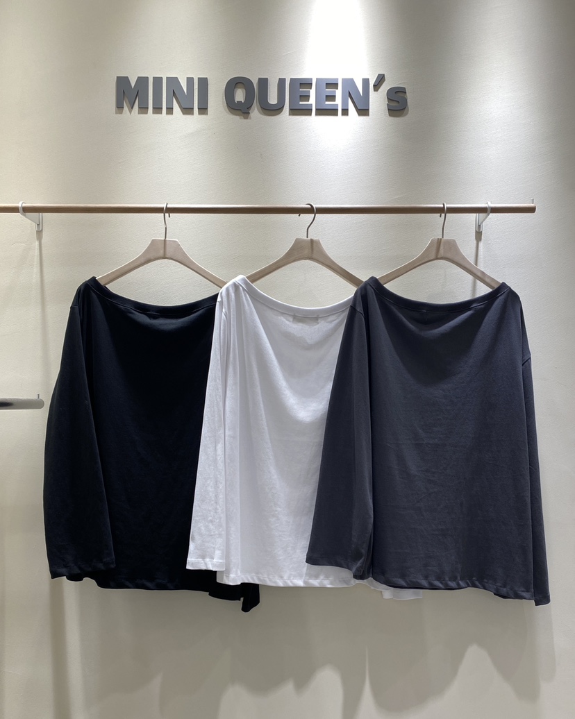 MINIQUEENS東大門㊣直郵女裝新品時尚推薦人氣職業休閑長袖T恤MINIQUEENS長袖T恤