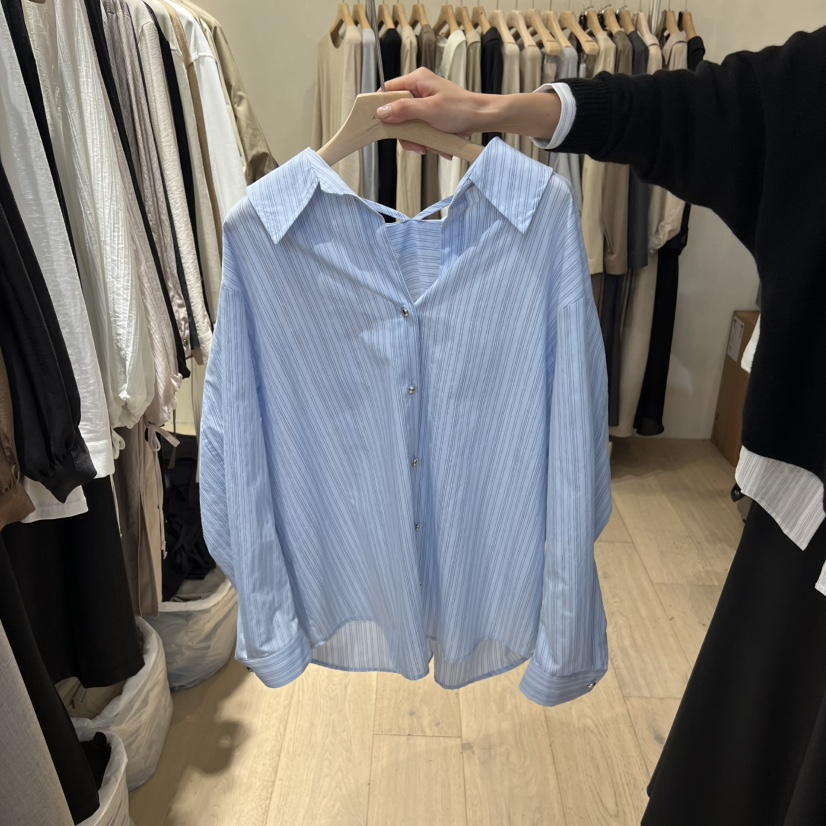 ARCHER東大門㊣直郵女裝新品25秋冬人氣休閑職業襯衫蕾絲衫ARCHER襯衫/蕾絲衫圖色2