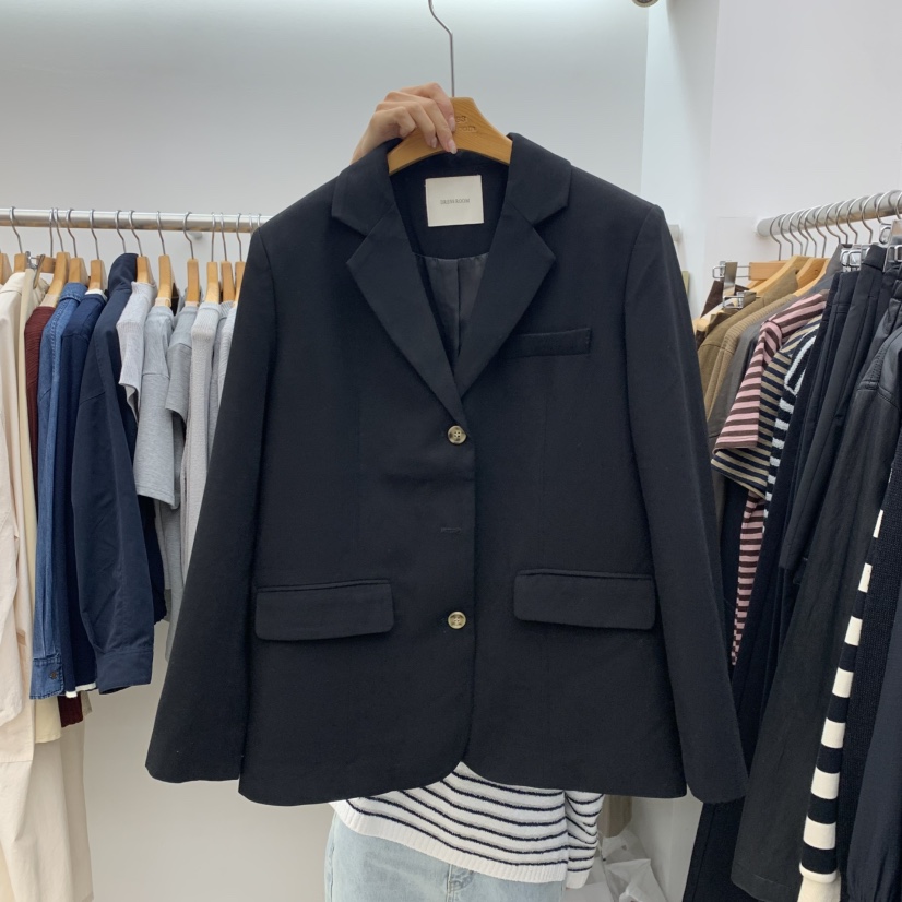 DRESS ROOM東大門㊣代購女裝新品時尚人氣休閑真品推薦夾克DRESS ROOM夾克圖色2