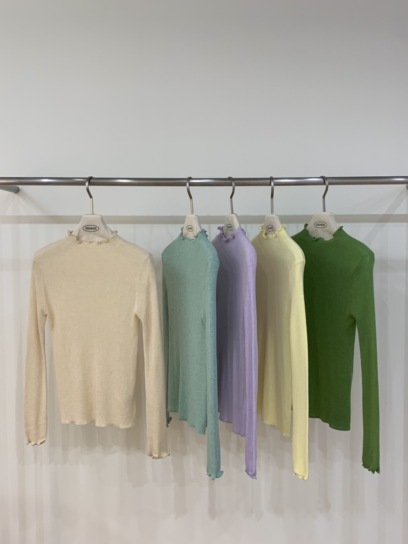 ONE MONE東大門㊣實拍女士新品25秋冬休閑推薦時尚長袖T恤ONE MONE長袖T恤