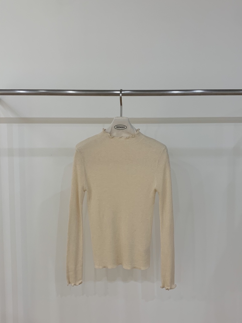 ONE MONE東大門㊣實拍女士新品25秋冬休閑推薦時尚長袖T恤ONE MONE長袖T恤
