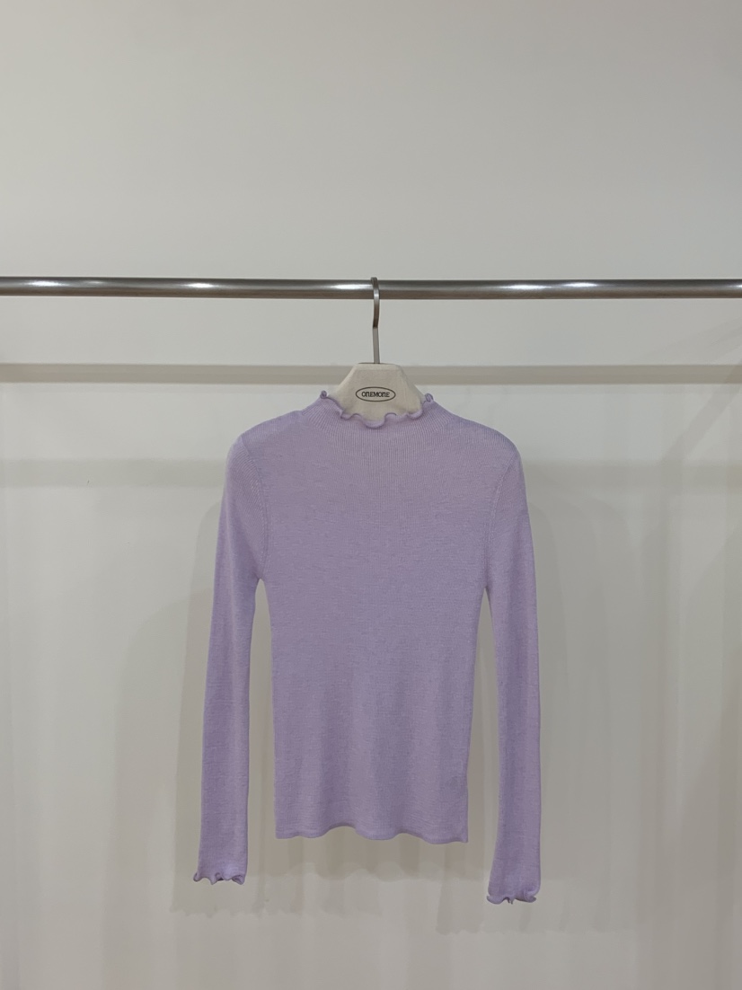 ONE MONE東大門㊣實拍女士新品25秋冬休閑推薦時尚長袖T恤ONE MONE長袖T恤圖色3