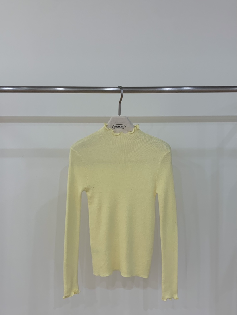 ONE MONE東大門㊣實拍女士新品25秋冬休閑推薦時尚長袖T恤ONE MONE長袖T恤圖色5