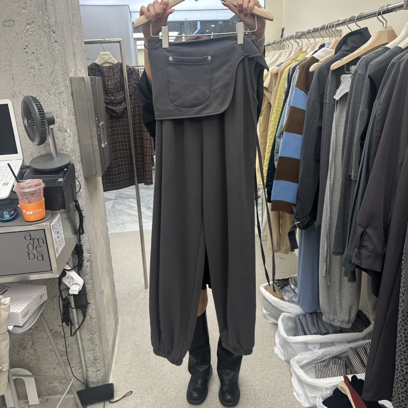 AMOEBA東大門㊣代購女士新品人氣推薦休閑時尚25秋冬裙褲兩件套AMOEBA裙褲圖色2