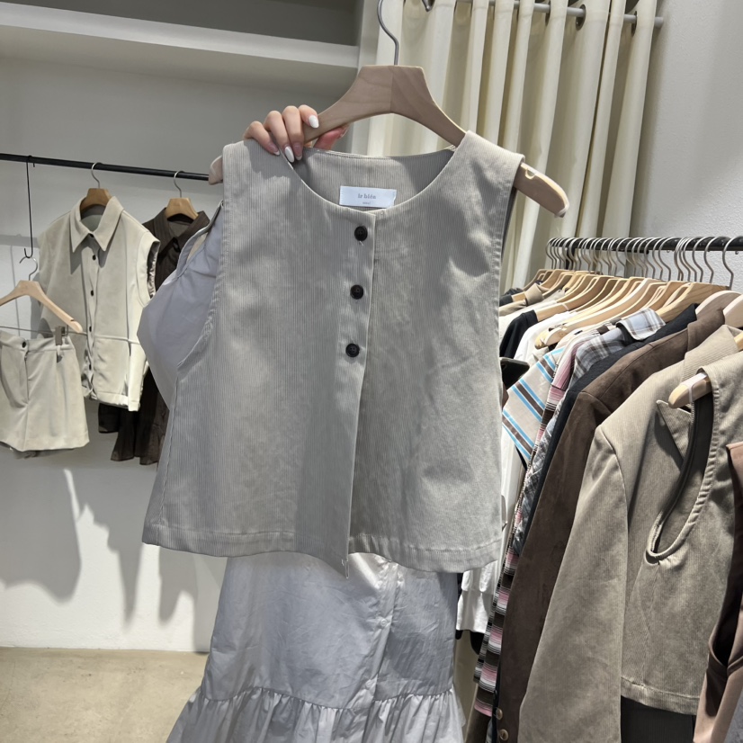 IR BIEN/BIENBIEN韓國直郵㊣女裝新品人氣時尚推薦25秋冬馬甲IR BIEN/BIENBIEN馬甲