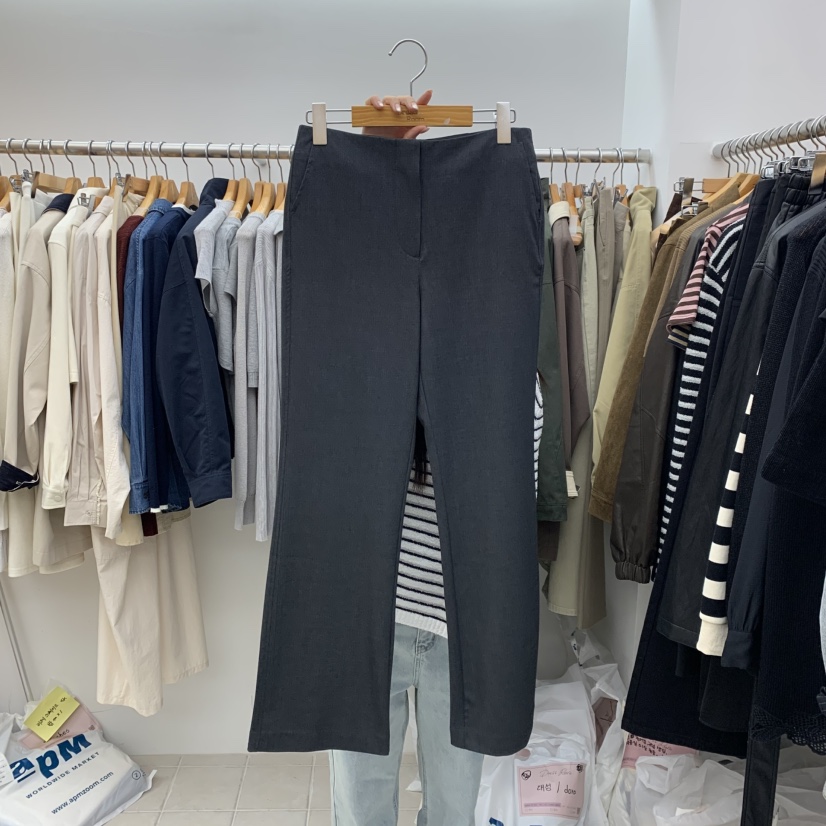 DRESS ROOM韓國直郵㊣女士新品推薦職業真品休閑休閑褲喇叭DRESS ROOM休閑褲圖色3