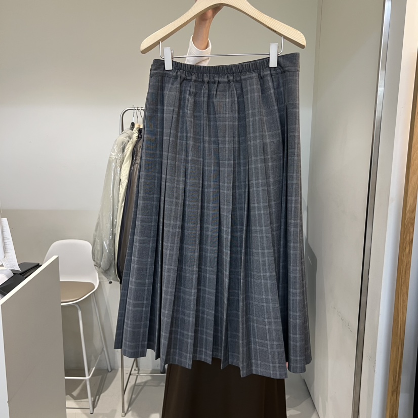 OUTRENE東大門㊣直郵女裝新品人氣熱賣半身裙中短裙格紋半身裙OUTRENE半身裙/中短裙