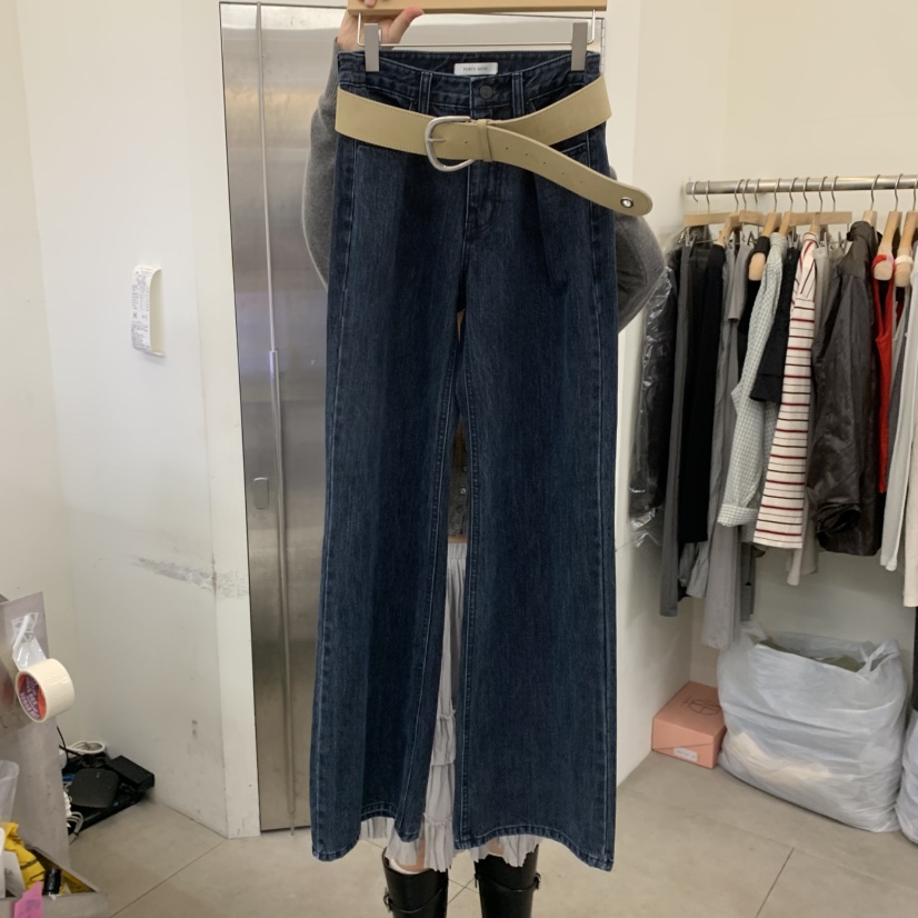 PORTS MOSS韓國代購㊣女士新品時尚熱賣真品牛仔褲不含腰帶PORTS MOSS牛仔褲