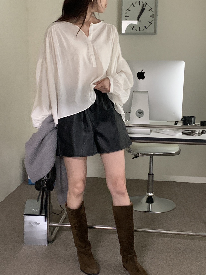 LOGARDEN韓國直郵㊣女裝新款25秋冬休閑熱賣時尚推薦人氣短褲LO GARDEN短褲