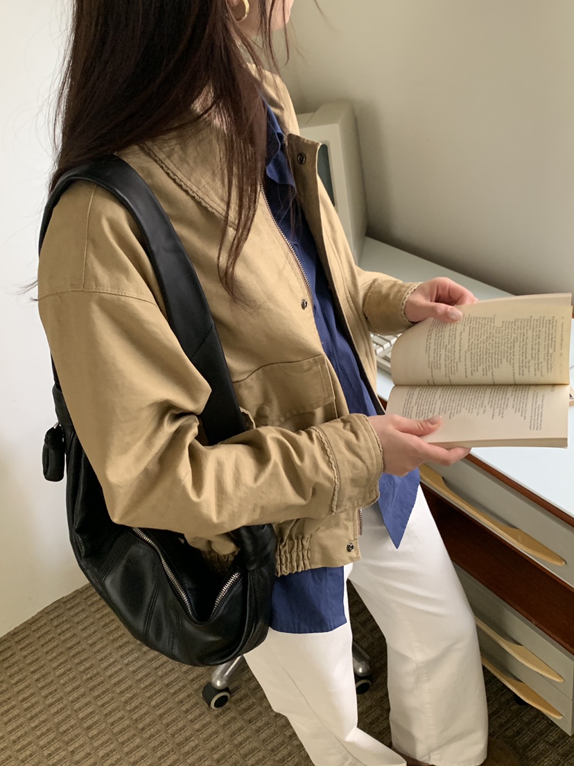 LOGARDEN東大門㊣直郵女裝新款推薦熱賣時尚25秋冬休閑夾克LO GARDEN夾克